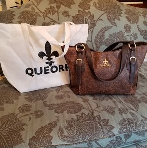 Queork cork shoulder vegan bag crossbody
